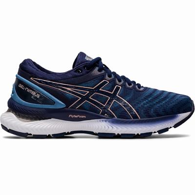 Női Asics Gel-Nimbus 22 (D) Futócipő AS6870295 Szürke/Sötétkék